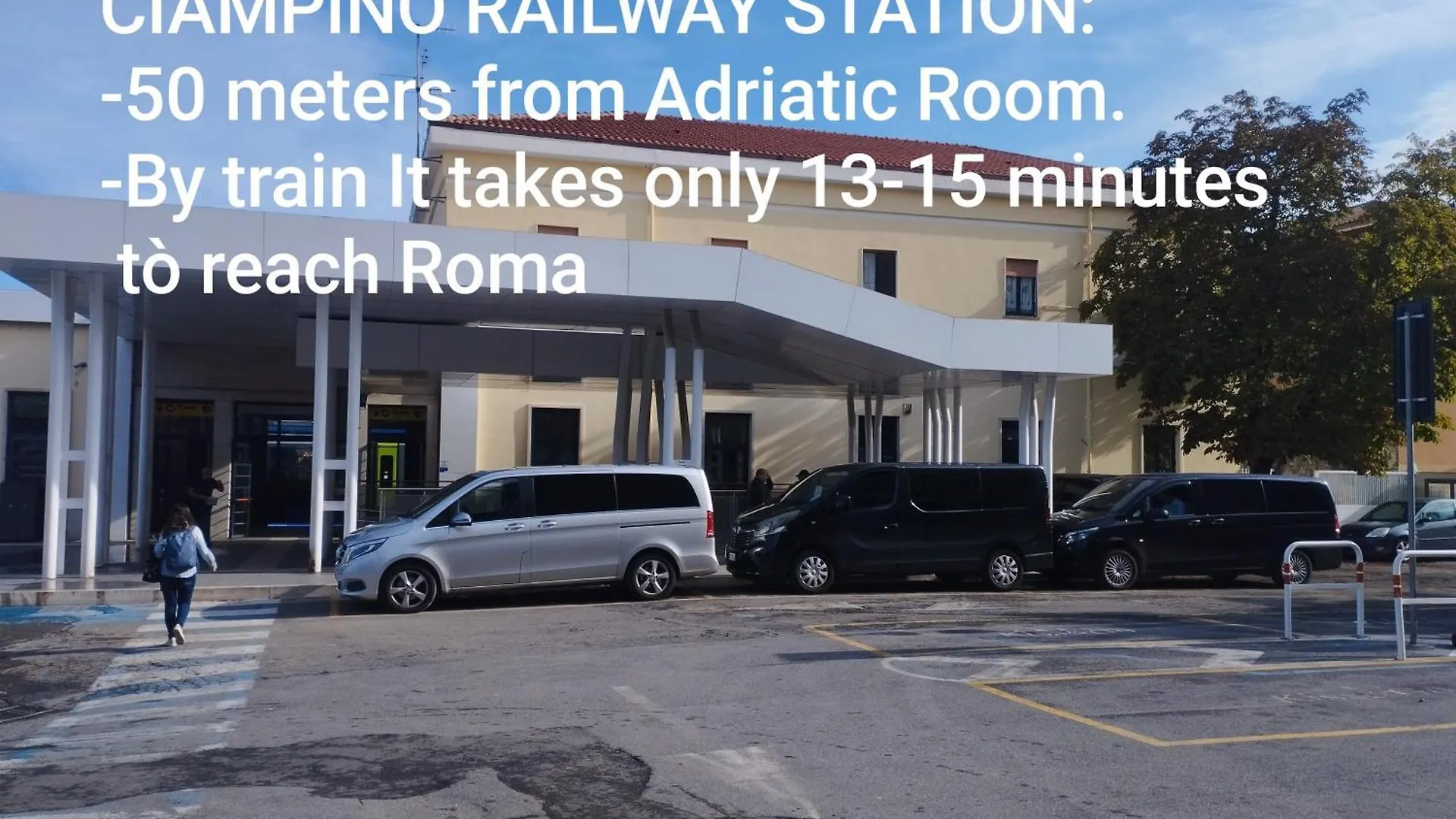 Adriatic Room 50 M Dalla Stazione Ferroviaria Di Ciampino E Dalla Navetta Aeroportuale